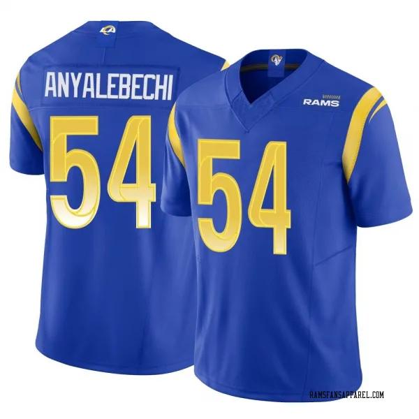 Youth Kelechi Anyalebechi Los Angeles Rams Limited Royal Vapor F.U.S.E. Jersey