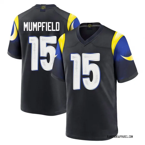 Youth Konata Mumpfield Los Angeles Rams Game Blue Midnight 2025 Rivalries Collection Jersey