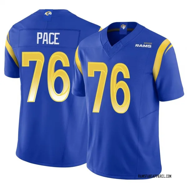 Youth Orlando Pace Los Angeles Rams Limited Royal Vapor F.U.S.E. Jersey