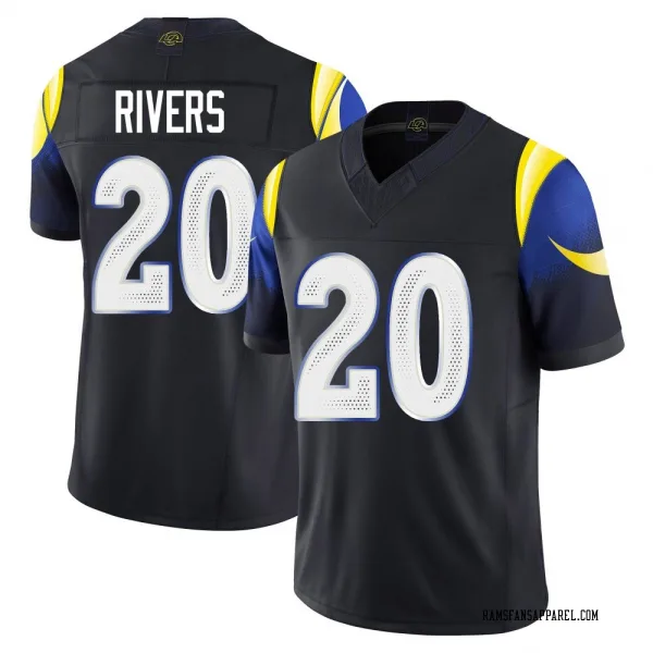 Youth Ronnie Rivers Los Angeles Rams Limited Blue Midnight 2025 Rivalries Collection Jersey