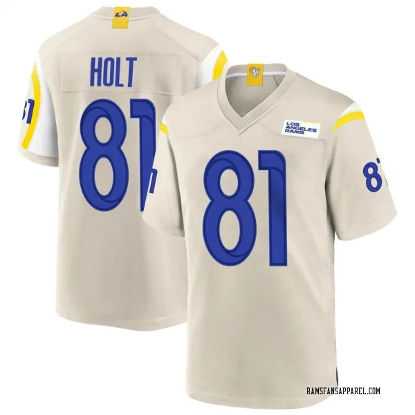 Youth Torry Holt Los Angeles Rams Game Bone Jersey