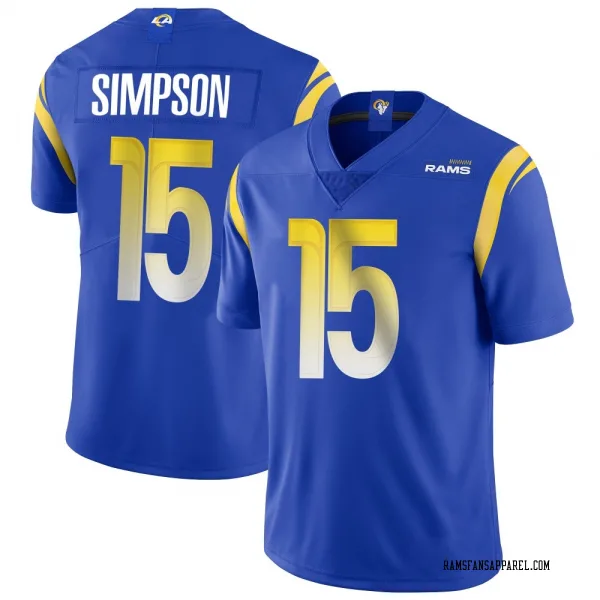 Youth Ty Simpson Los Angeles Rams Limited Royal Alternate Vapor Untouchable Jersey