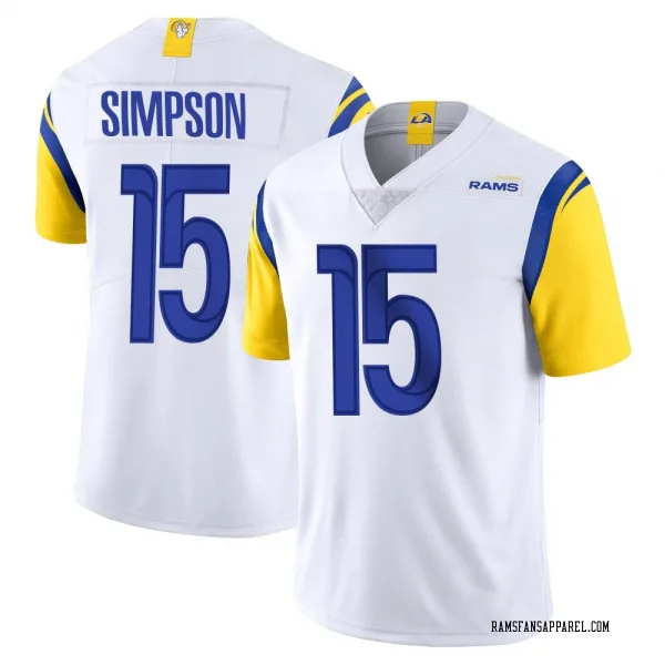 Youth Ty Simpson Los Angeles Rams Limited White Vapor Untouchable Jersey